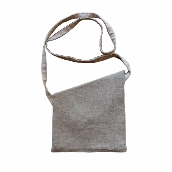 Tasche aus Leinen, Handarbeit.
