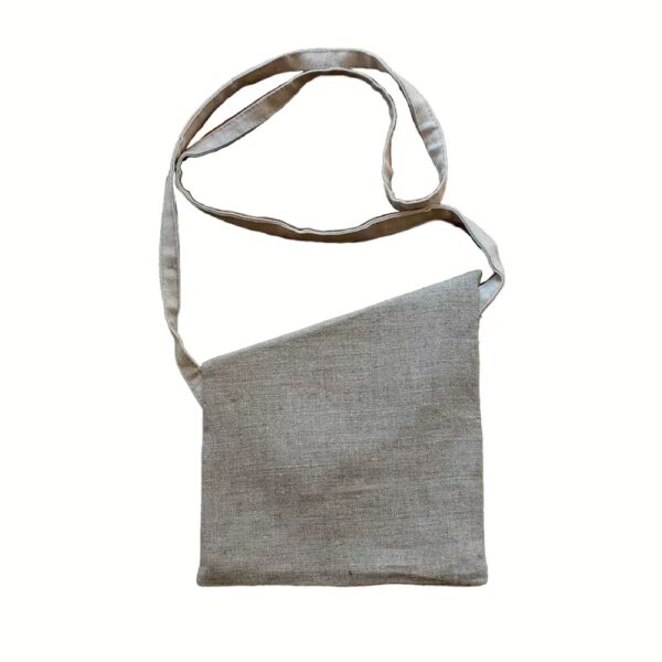 Tasche aus Leinen, Handarbeit.