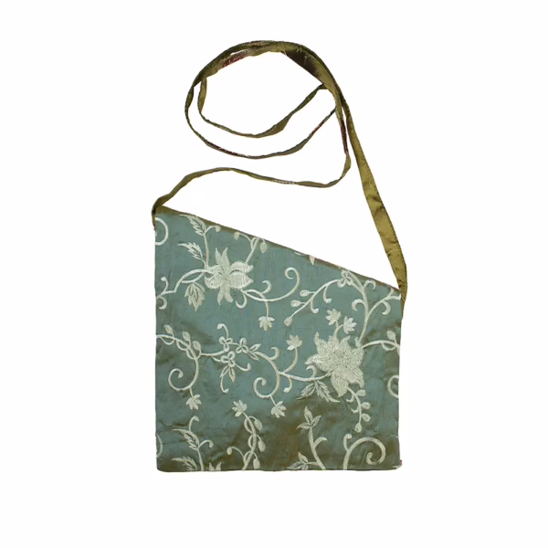 Bunte Hippi Tasche von hinten