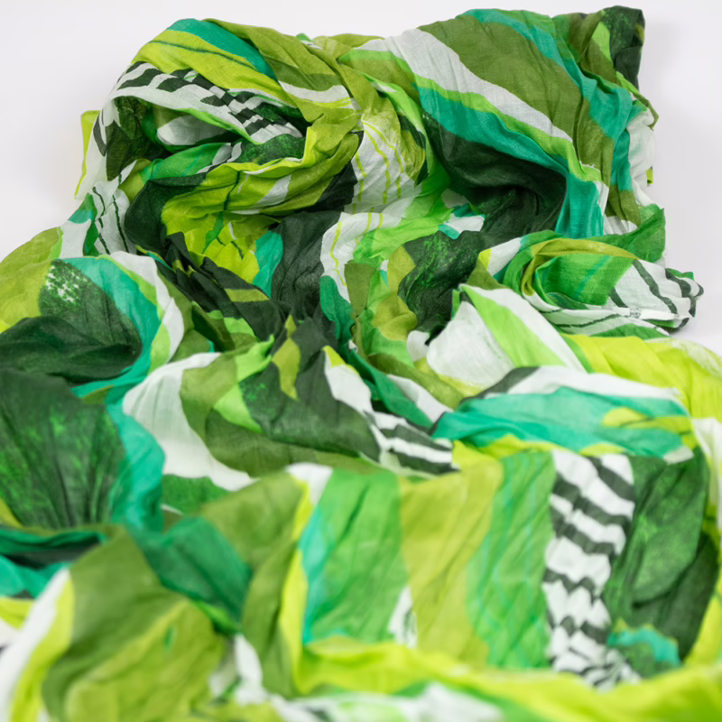 Detailaufnahme des Musters – Sarah & Sally Baumwollschal