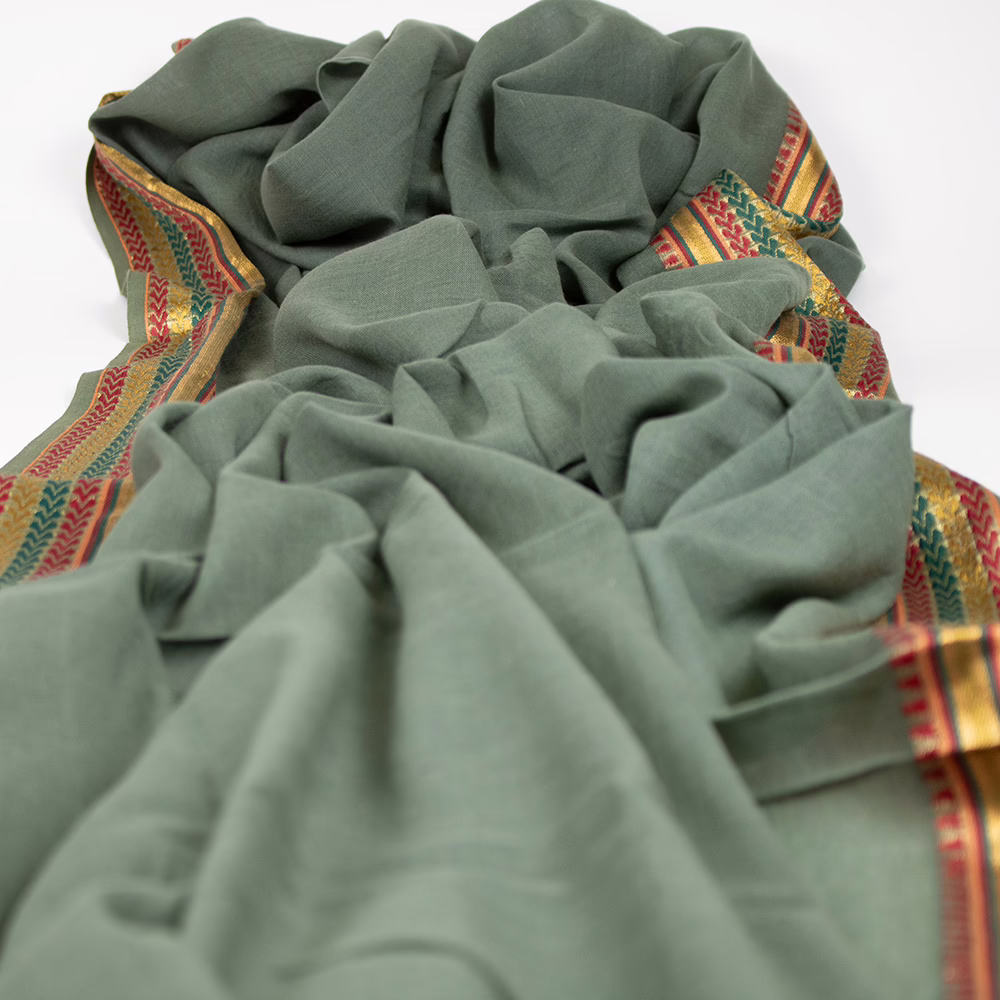 Detailaufnahme des Musters – Sarah & Sally Baumwollschal