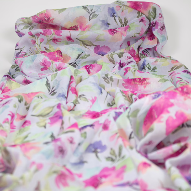 Detailaufnahme des Musters – Sarah & Sally Baumwollschal