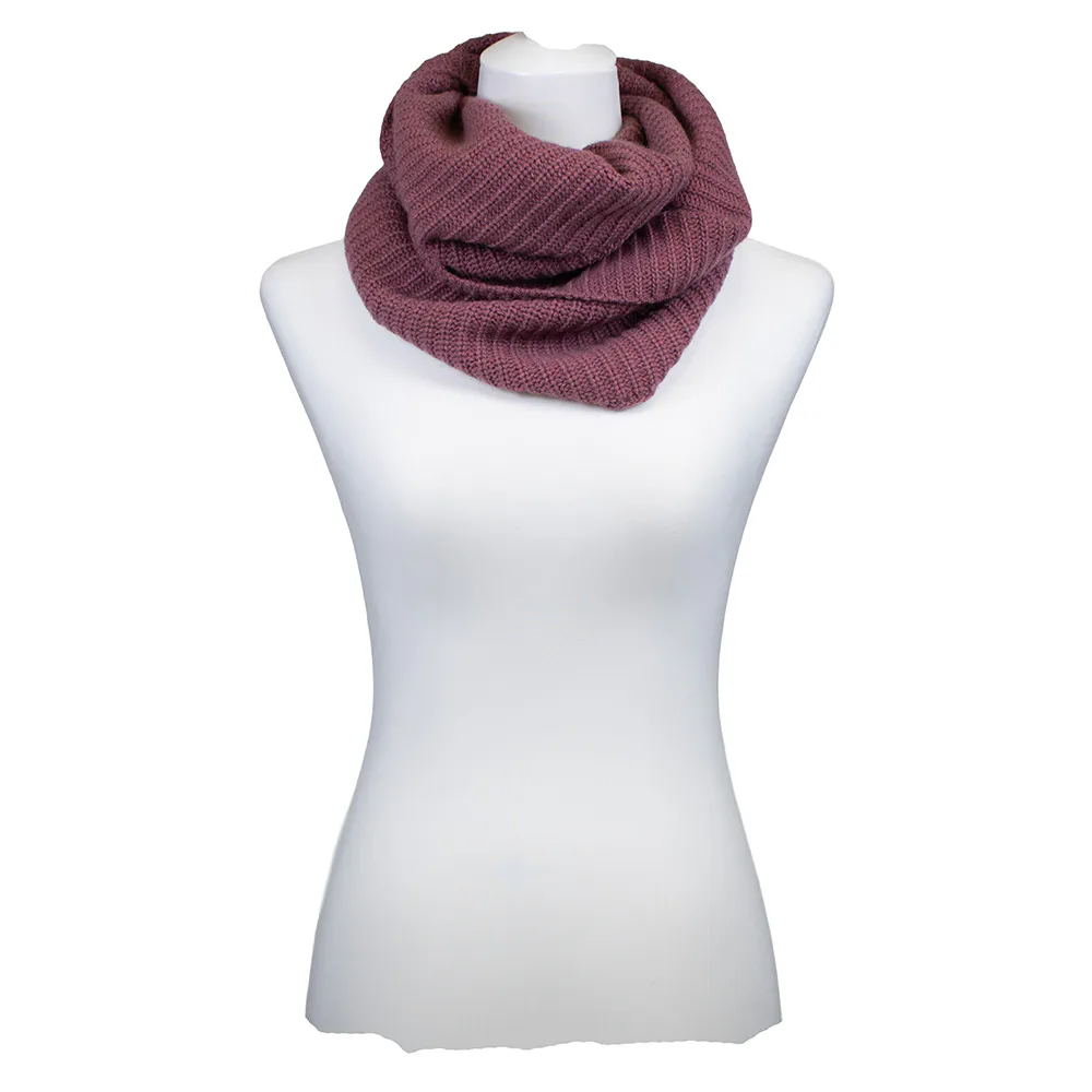 Sarah und Sally | Loop in Rippstrick, Berry